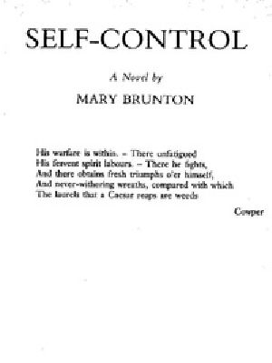 [Gutenberg 41196] • Self-control: A Novel